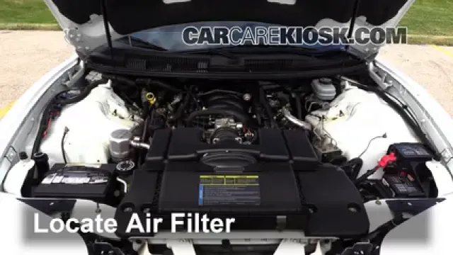 1999 Pontiac Firebird Formula 5.7L V8 Convertible Filtre à air (moteur) Changement